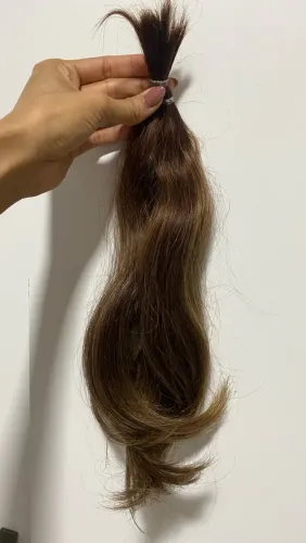 Cabelo perfeito, humano e limpo
