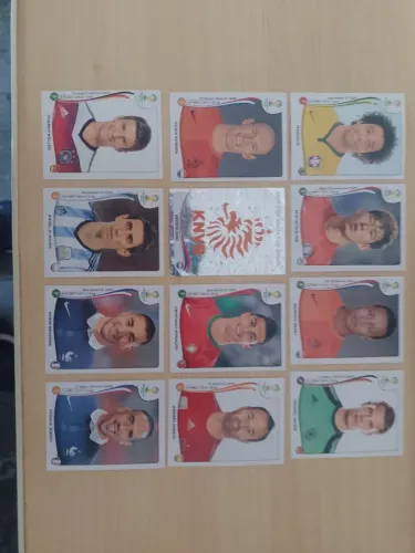 Figurinhas da copa do mundo de 2014.kit com 12 figurinhas originais oficiais da Panini.