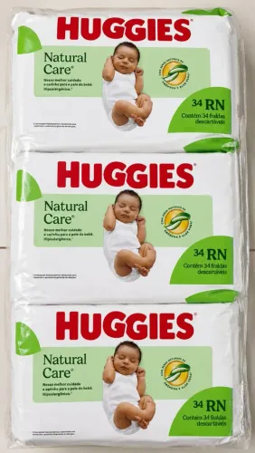 Fraldas Huggies RN 34 unid por R$42 veja na descrição ?