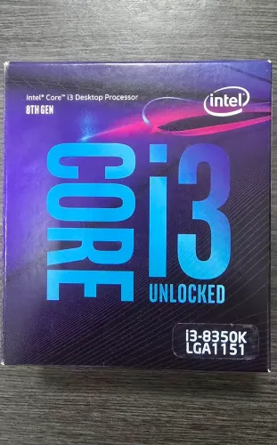 ?Processador Intel Core i3-8350K 8ª Geração (LGA 1151) - Novo / Na Caixa