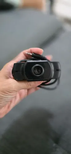 Câmera full hd com microfone