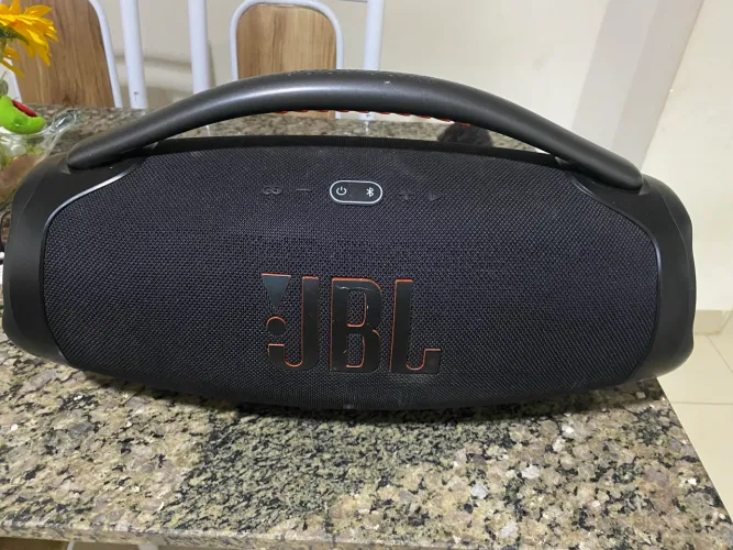 Caixa de Som Bluetooth Jbl Boombox 3 Wifi Usb Preta