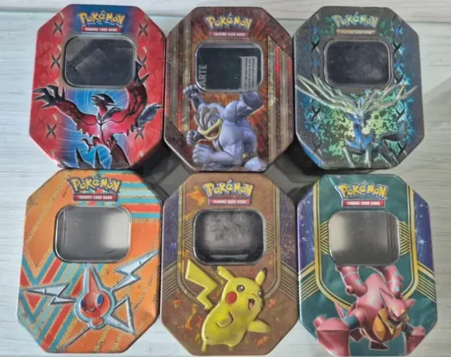Latas Pokemon - 6 Unidades Vazias
