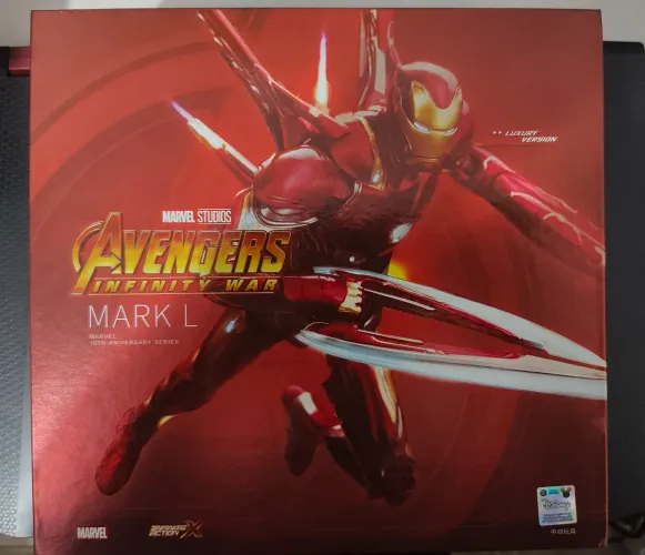 Action figure Homem de ferro Mark 50 da ZD Toys - Guerra infinita