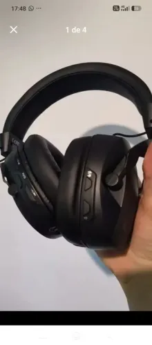 fone headset sem fio com microfone