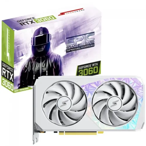 Placa de vídeo superframe RTX 3060 epic especial edition 12gb