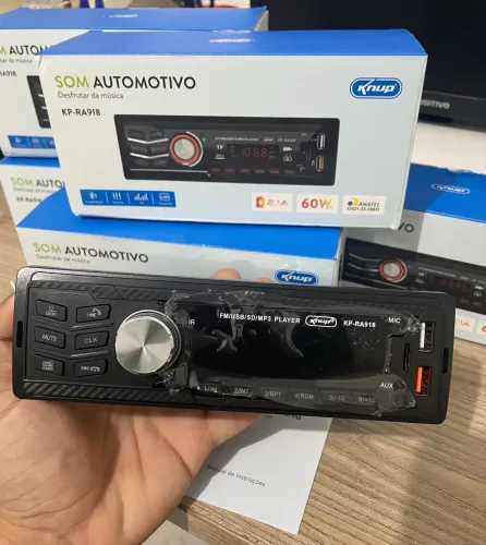Toca cd c/Bluetooth,USB,Radio Fm + instalação