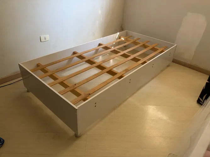Cama box de solteiro desmontavel