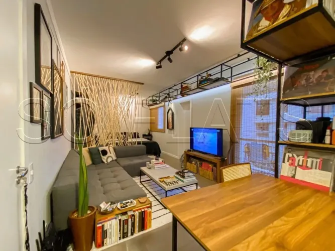 Apartamento 1 Dorm 40m² Mobiliado com Vaga à Venda na Vila Olímpia, Helbor