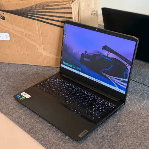 Notebook IdeaPad Gaming 3, i5 de 11ª, 16gb de RAM, placa  Nvidea geforce GTX 1650, 512gb d