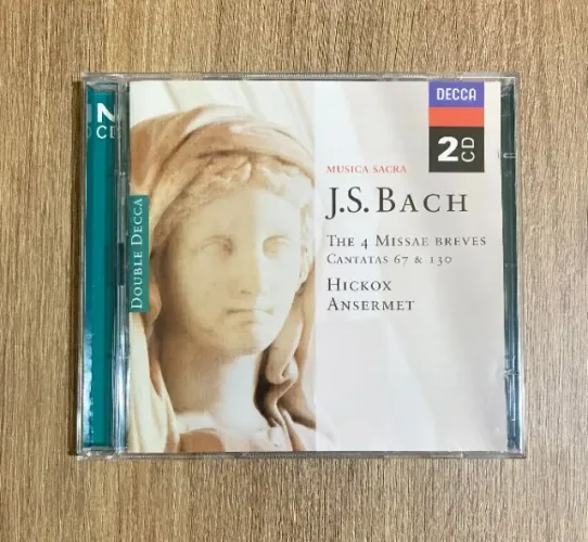 CD Duplo J.S. Bach: The 4 Missae Breves / Cantatas 67 & 130 - Made in Germany