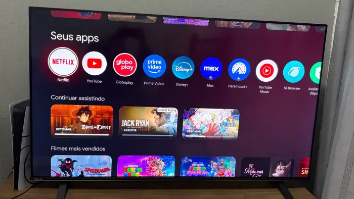 TV 55 polegadas smart tv 4k toshiba