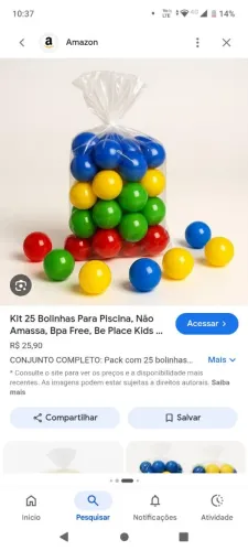Saco com bolinhas coloridas 