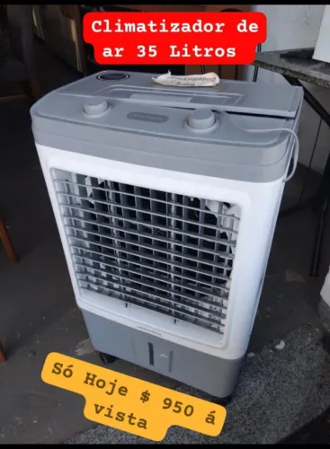 Climatizador de Ar 35 Litros Novo Na Promoção 