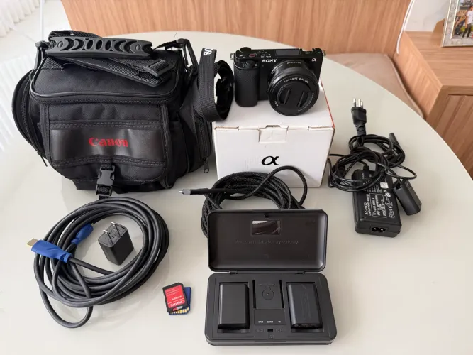 Kit Sony ZV-E10 - Kit completo para Lives - Veja Acessórios na Descrição