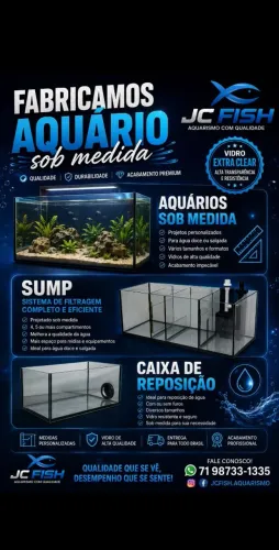 Fabricamos Aquarios sump e caixa de resposicao