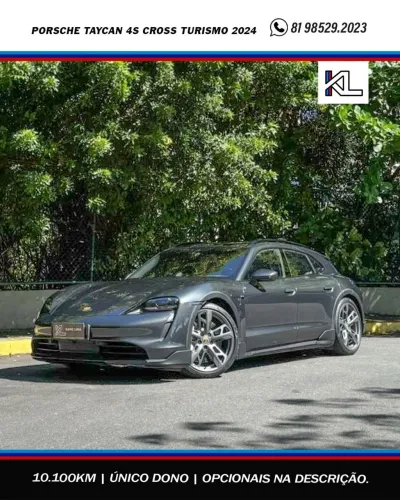 Porsche Taycan 4S Cross Turismo 2024 - 100% Elétrico.