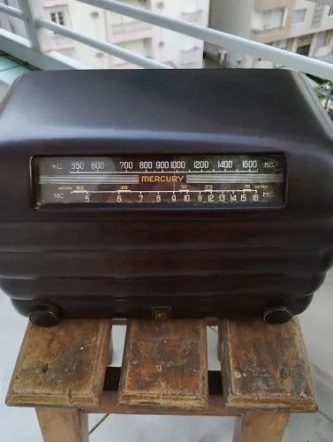 Rádio Mercury valvulado 1940/1950