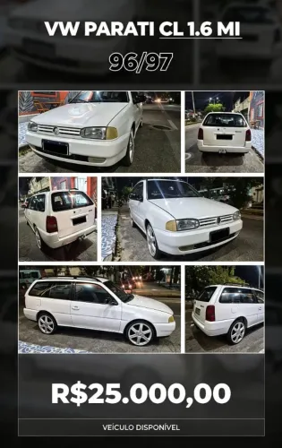 Volkswagen Parati C 1.6/ CL 1.6 MI 2P E 4P 1997