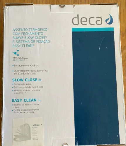 Assento Termofixo com Slow Close e Easy Clean Branco
