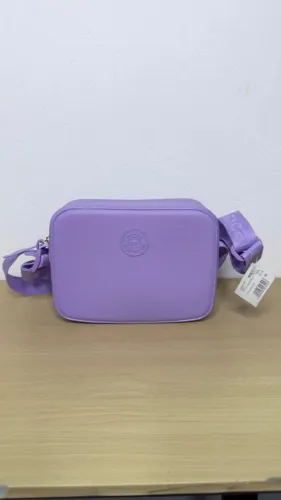 Bolsa Tiracolo Moleca PVC Lilás Original (Nunca Usada)