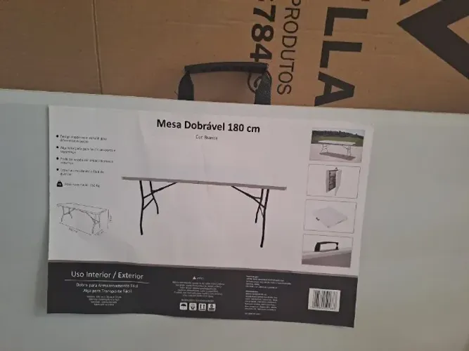 Mesa maleta dobrável