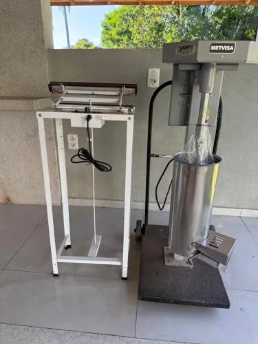 Despolpadeira de frutas e Seladora