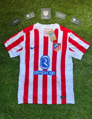 Camisa Atlético de Madrid I 25/26 - Nike - Torcedor - Vermelha/Branca