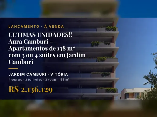 Jardim Camburi Espera por Você: Apartamento com 3 Vagas e Design Moderno