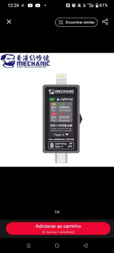 USB TESTER PARA TÉCNICO EM CELULAR