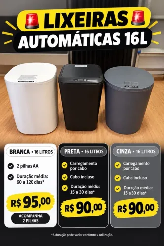 LIXEIRAS AUTOMÁTICAS