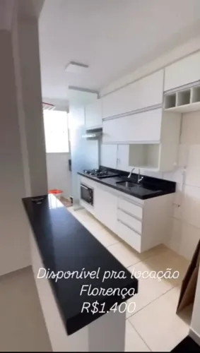 Apartamento 2/4 pra locacao no Condominio Parque Florença
