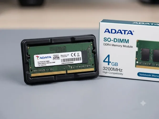 Memória RAM Notebook ADATA 4GB DDR4 3200MHz SO-DIMM 1.2V