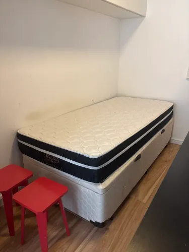 Cama Box Solteiro Com Baú