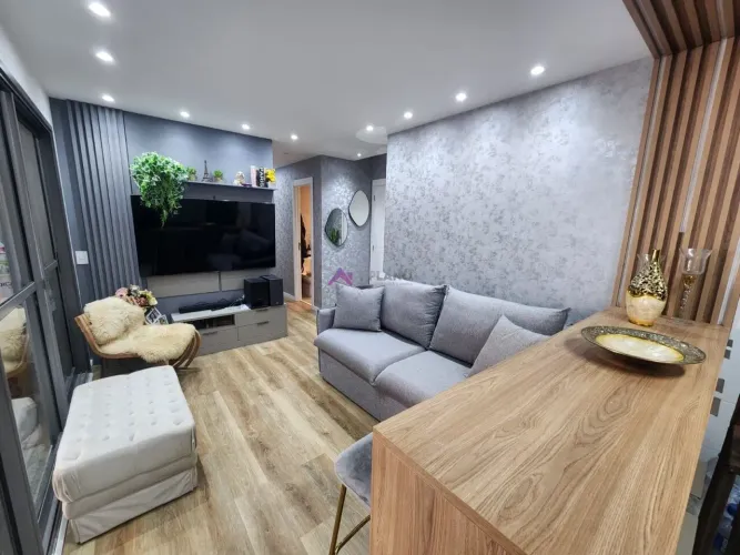 Apartamento mobiliado para venda ou locação no Ipiranga, 81 m² com 2 suítes e 1 vaga de ga