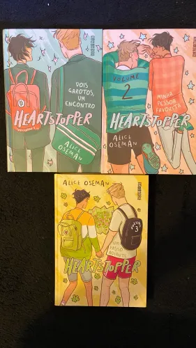 Livros Heartstopper 1 2 e 3