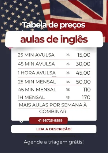 Aulas Particulares Inglês Online