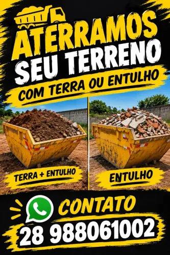 Aterramos seu terreno 