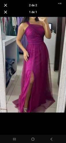 Vestido Festa  Fúcsia ?
