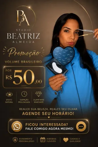 CILIOS E SOBRANCELHA À DOMÍCIO (Promoção)