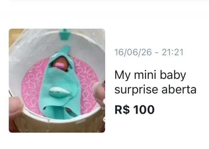 My mini baby surprise , aberta 