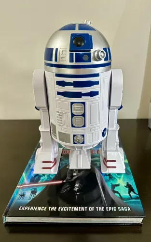 Robô porta trecos com som e leds luminosos R2-D2 Star Wars