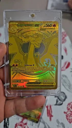 Mega Charizard X ex (130/094) HR - Fogo Fantasmagórico (Secret Gold Card)