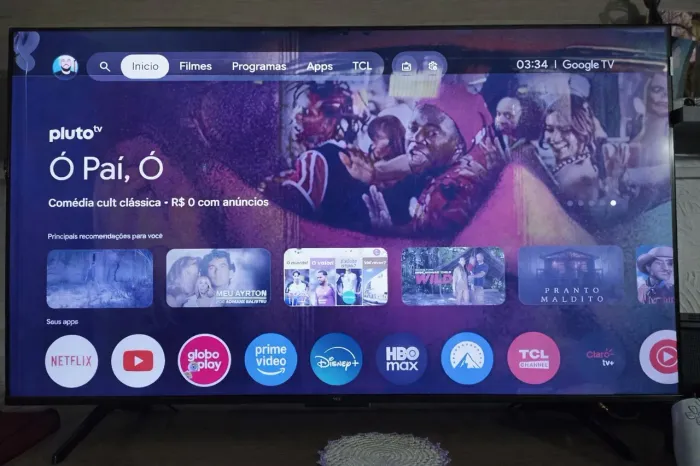 TV 50? 4K TCL P7K - Comprada 29/01 - Para Peças/Conserto - R$ 400 - ZN