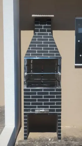 Churrasqueira pré- moldada tijolinho, direto da fábrica! Pensou, perdeu!