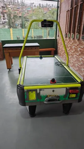 Air game hockey fliperama importado tema futebol