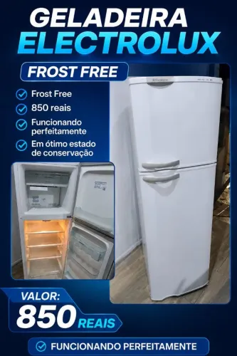 Geladeira Eletrolux Frost Free 260 litros funcionando perfeitamente só 850 reais