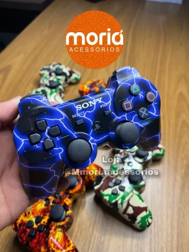 Controle Ps3 Joystick Sem Fio Camuflado 