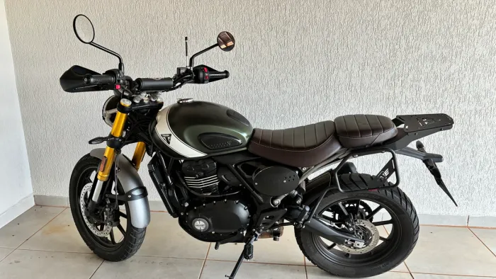 Triumph Scrambler 400 X 2025 | 7.878 KM | Revisada + Acessórios