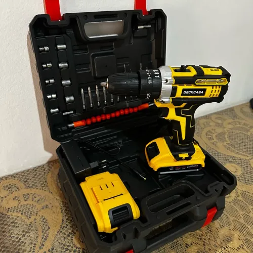 (PROMOÇÃO) FURADEIRA & PARAFUSADEIRA 48V 2 BATERIAS